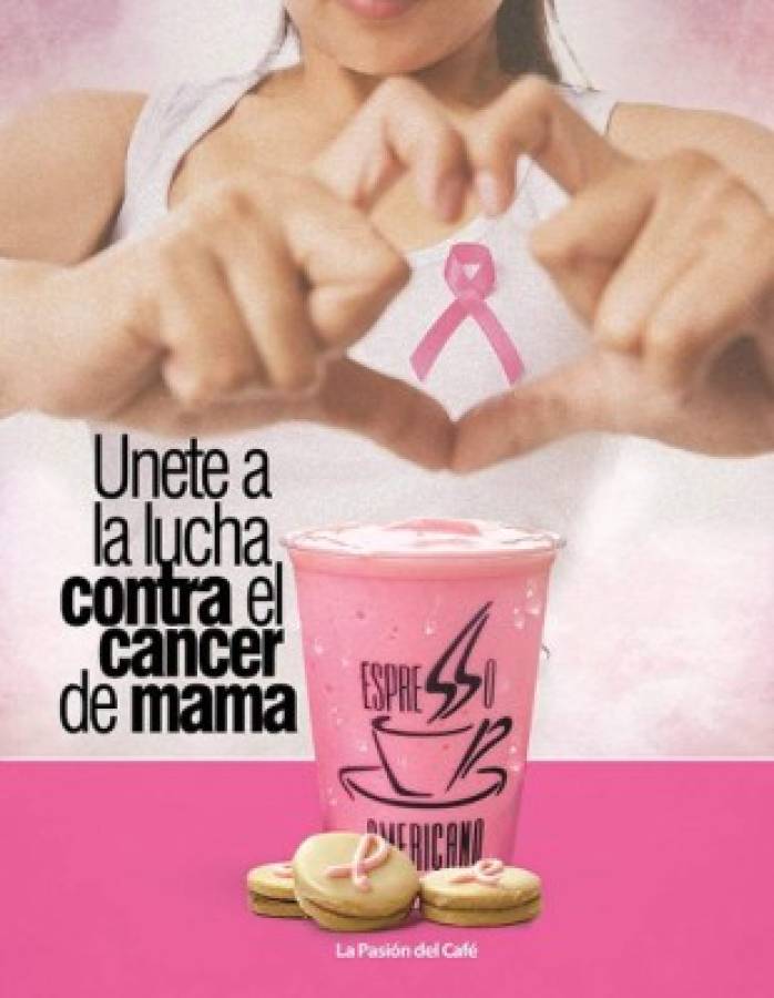 Espresso Americano se une a la lucha contra cáncer de mama