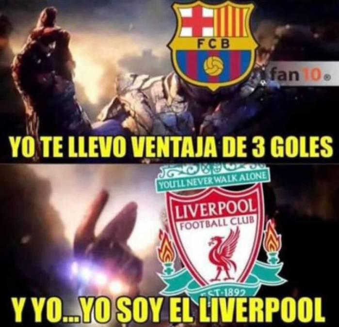 Barcelona humillado y eliminado de la Champions League: aquí los mejores memes