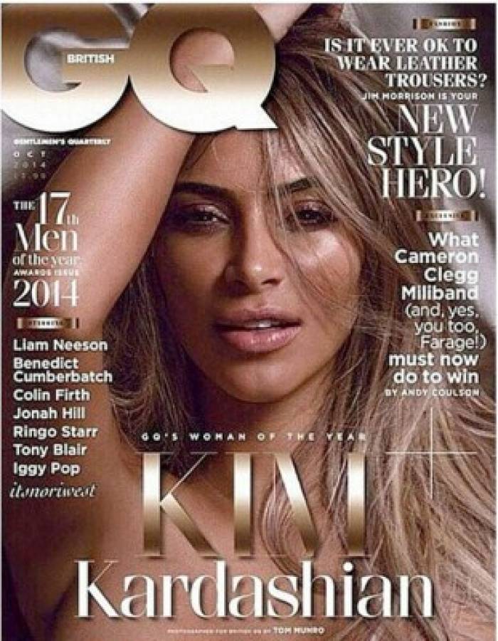 Kim Kardashian se desnuda para GQ