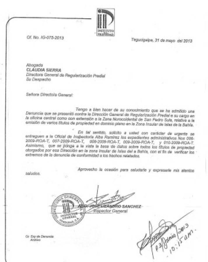 Espantosa corrupción en Instituto de la Propiedad