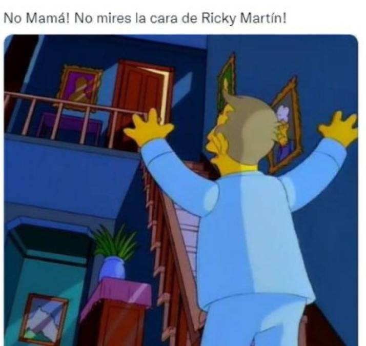 Ricky Martin se retoca la cara y desata una ola de memes