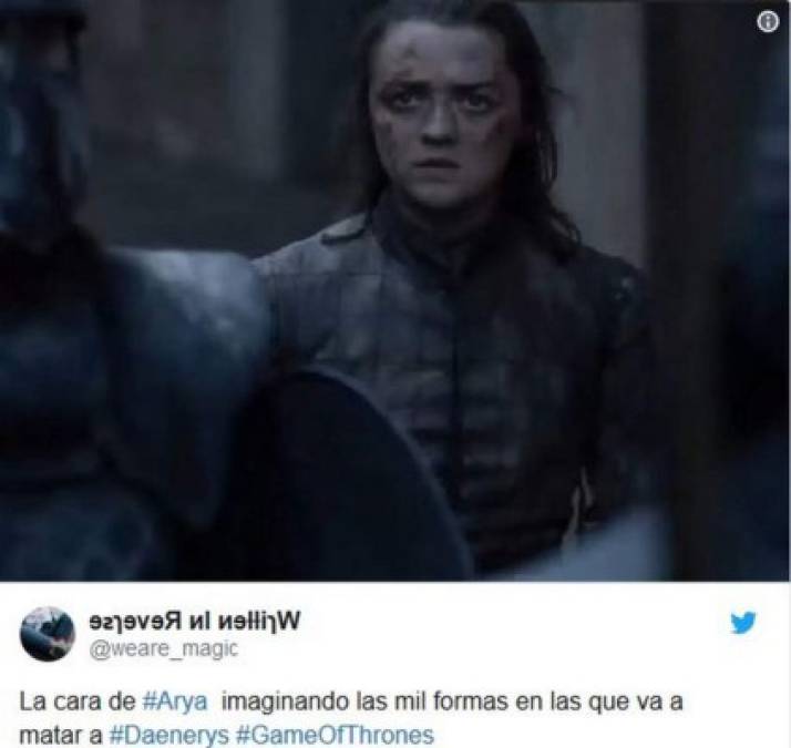 Los memes que dejó Daenerys y Arya en Game of Thrones