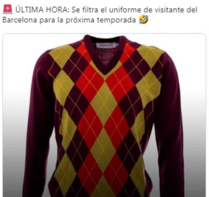 Con memes destruyen la nueva camiseta del Barcelona