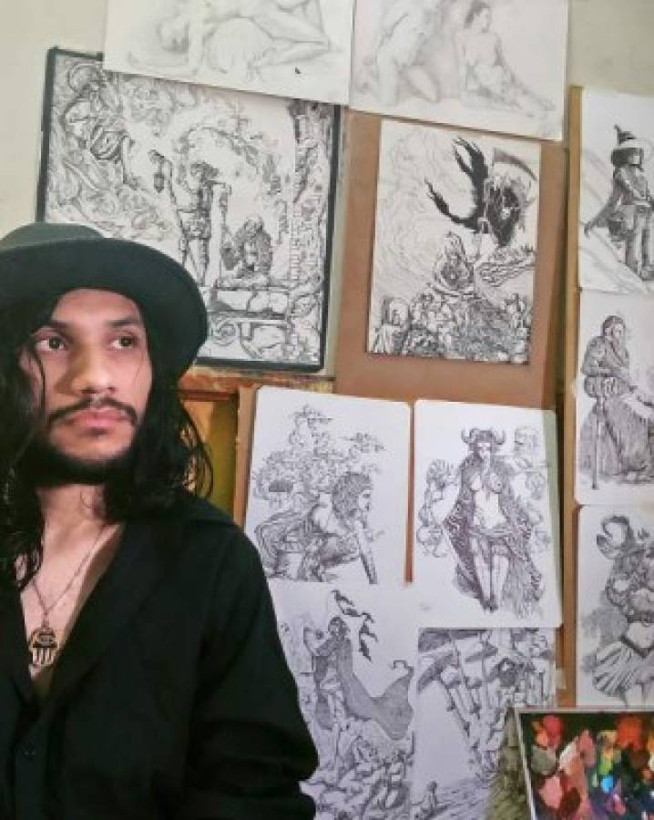 A sus 27 años, este capitalino ha logrado proyectar su vida en el arte.