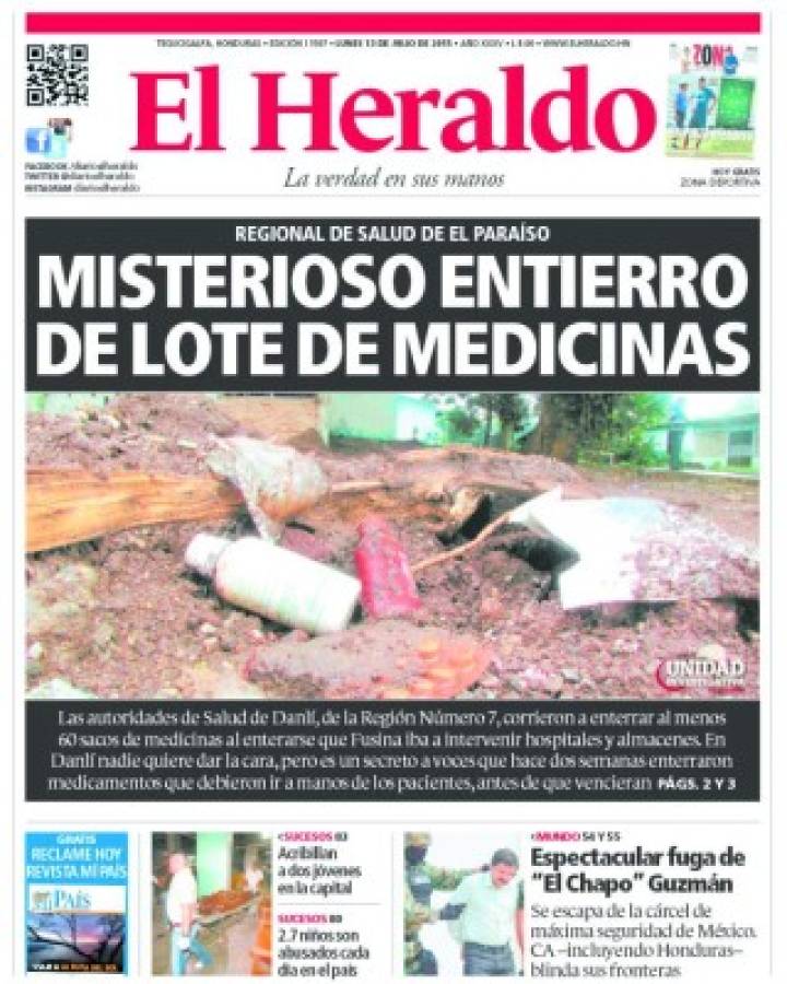 Honduras: MP inicia investigación de misterioso entierro de medicamentos