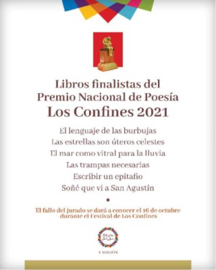 Premio Nacional de Poesía Los Confines 2021 anuncia finalistas