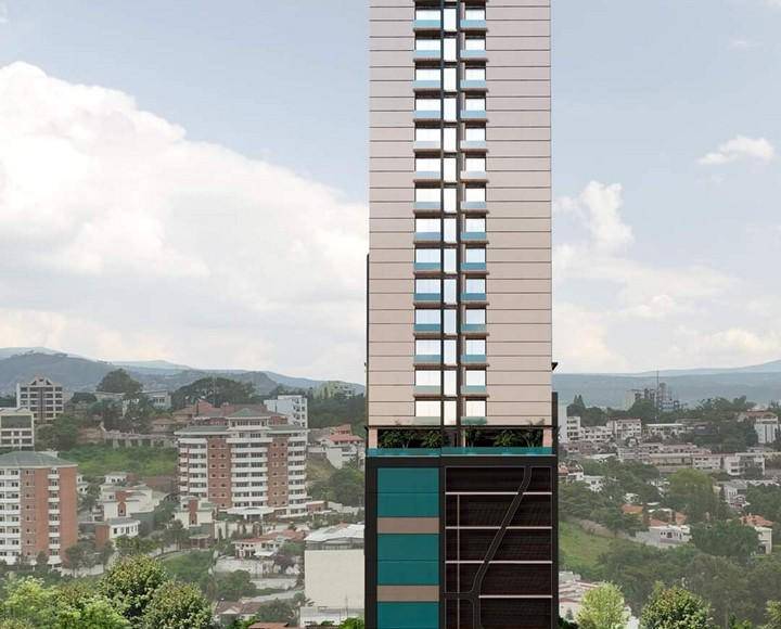 Imponente y única, así será la Torre Atlas que edifican en Tegucigalpa