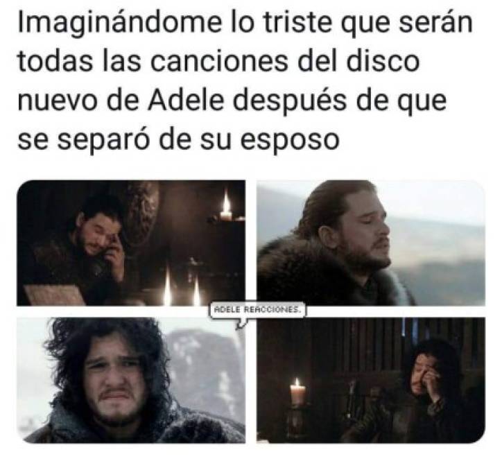 Memes sobre el divorcio de Adele y su esposo inundan las redes sociales