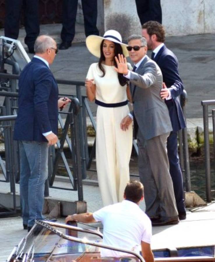 George Clooney y Amal Alamuddin se casan por segunda vez en Venecia