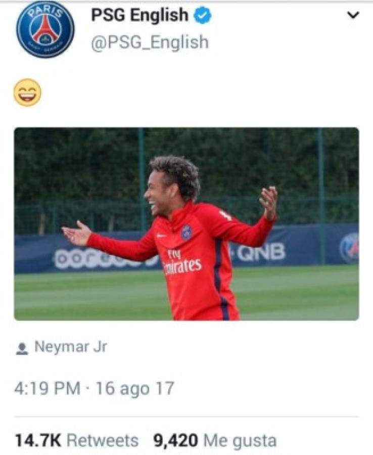 El sarcástico tuit del PSG durante la final de la Supercopa de España