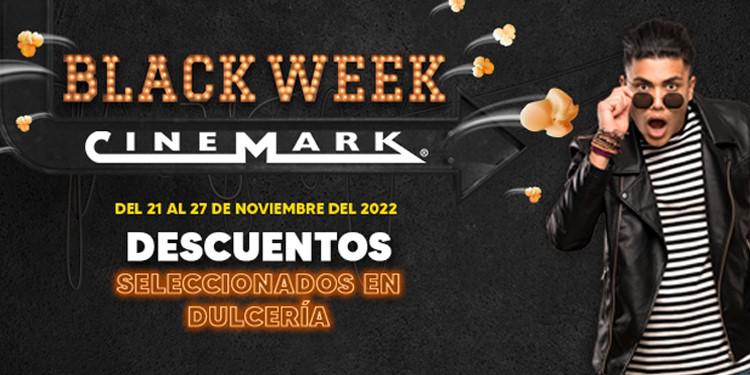 El Blac Week de CineMark se desarrollará del 21 al 27 de noviembre del 2022.