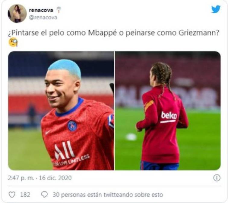 La Chilindrina y Jar Jar Binks: los memes que dejó el look de Antonie Griezmann