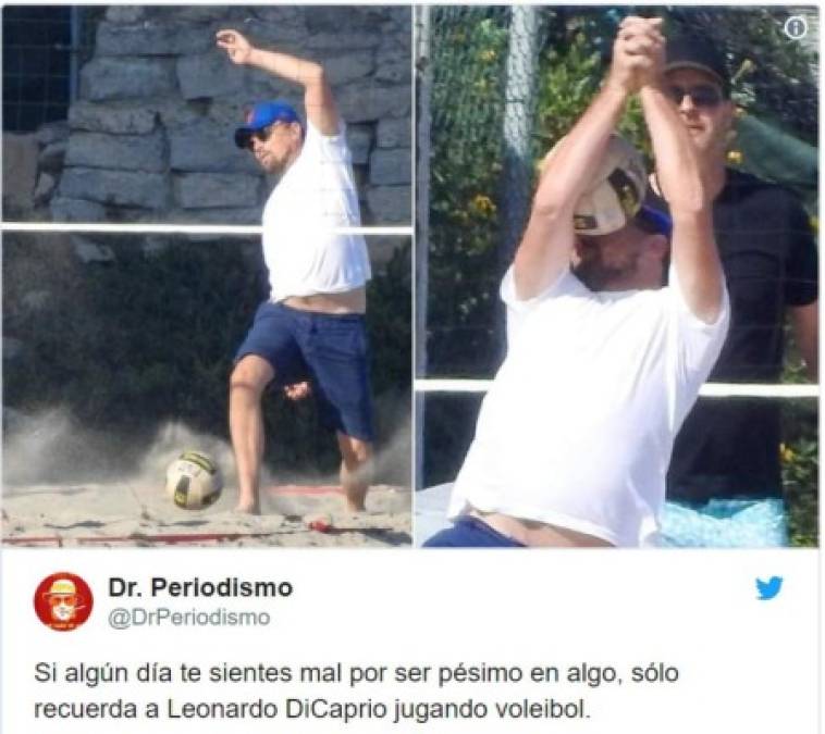 Leonardo DiCaprio, víctima de memes tras recibir un pelotazo en la cara