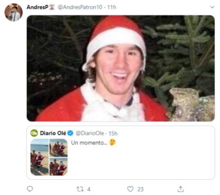 ¿Messi se vistió de Santa? La foto navideña de Cristiano desata una ola de memes