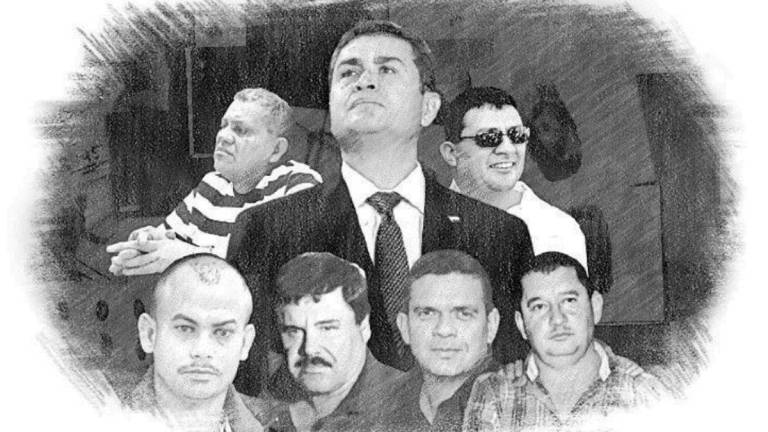 Gráfico: Quiénes son los narcos vinculados a Juan Orlando Hernández