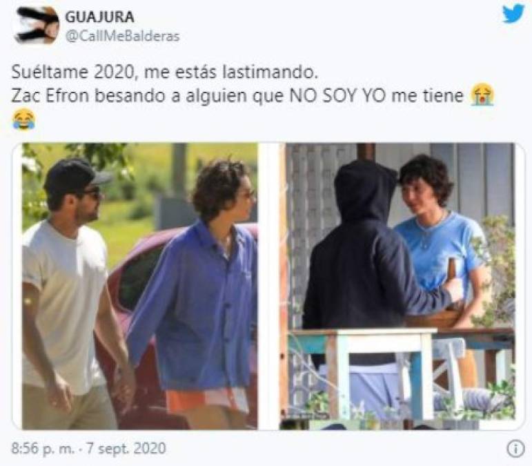 Los memes que desató el noviazgo de Zac Efron con una mesera