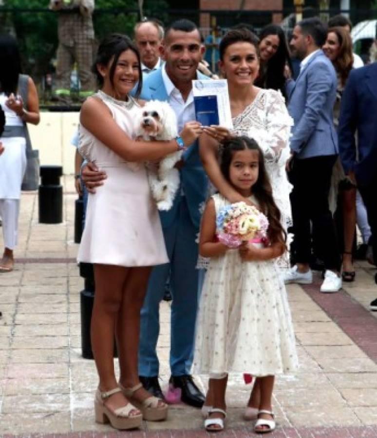 Maratónica boda de Tevez: dos países, cuatro días, 260 invitados