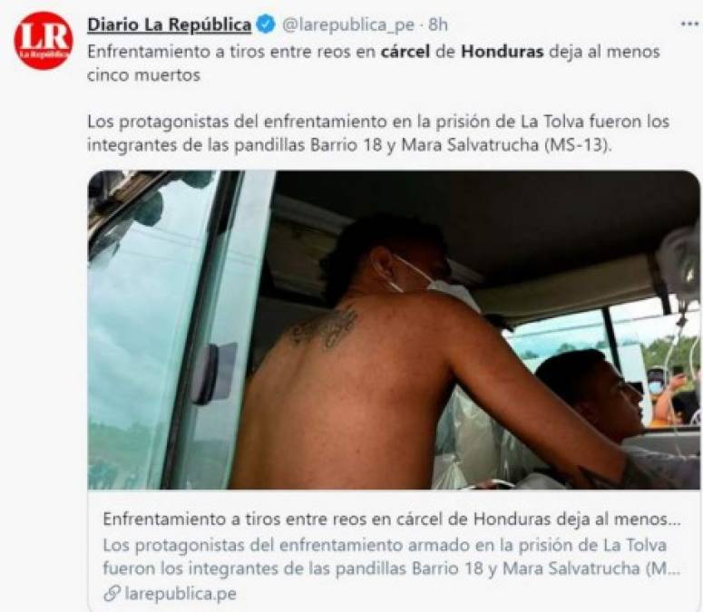 Honduras fue noticia internacionalmente por la sangrienta reyerta en el penal de 'máxima seguridad' La Tolva