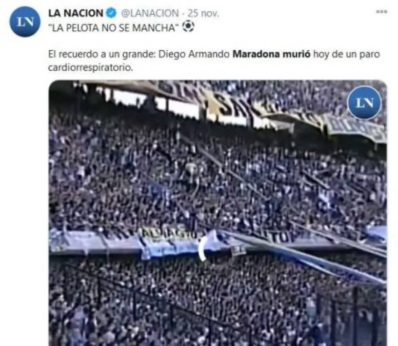 Así informó el mundo la muerte del astro del fútbol Maradona (FOTOS)