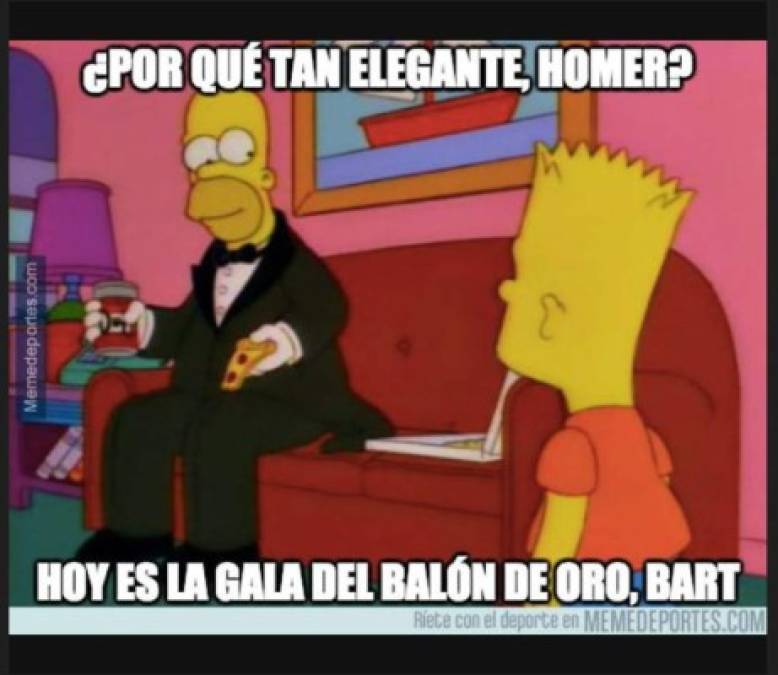 Los más divertidos memes que dejó la gala de El Balón de Oro 2018