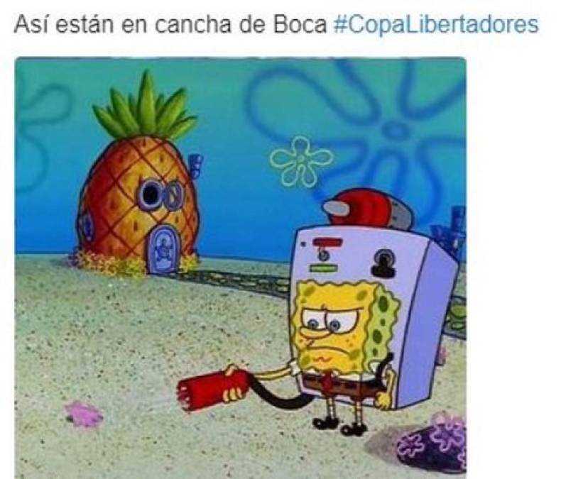 Memes tras derrota de Boca ante River y la inundación de papelitos