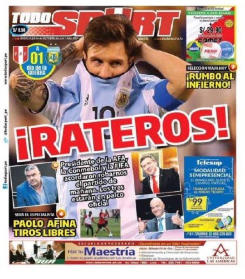 Este es uno de los titulares peruanos que más ha dado de qué hablar en Argentina.