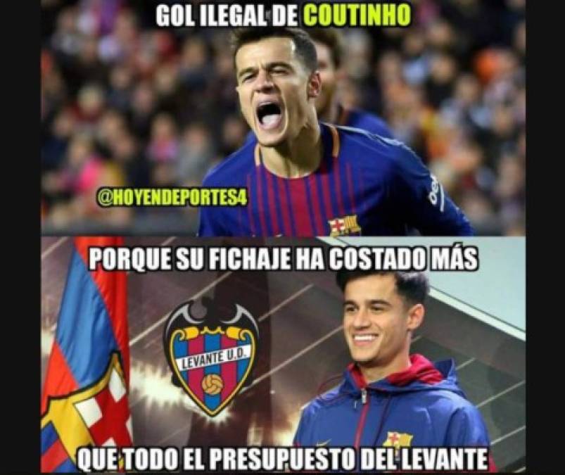 ¡Adiós invicto y hola memes! Barcelona vs Levante genera hilarantes imágenes