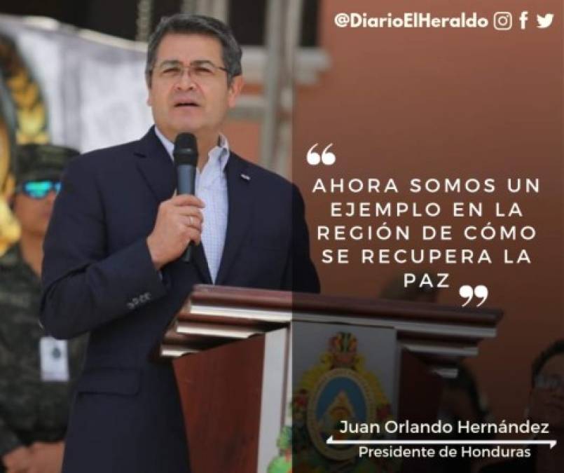 FOTOS: Las frases de JOH durante sexto aniversario de la PMOP