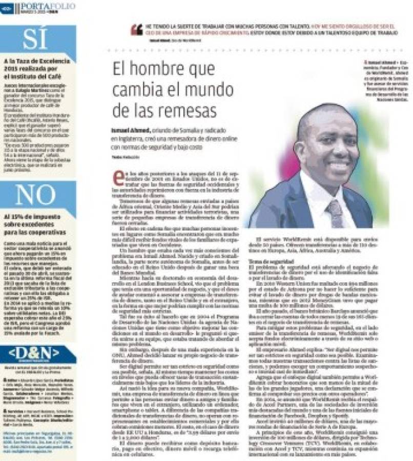 Suplemento Dinero y Negocios de El Heraldo