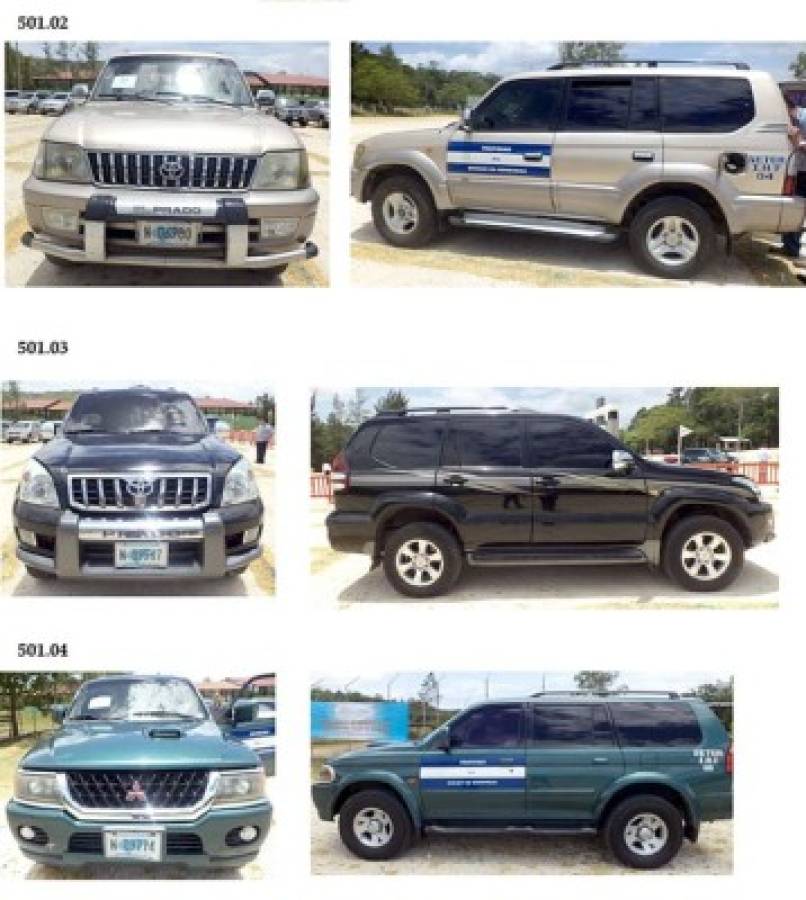 Conozca los carros de lujo en que se conducían ministros hondureños