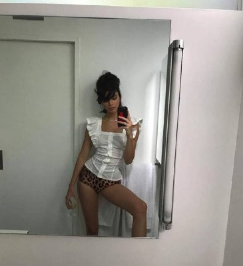 Kendall Jenner publica foto sexy e imita a su hermana Kylie