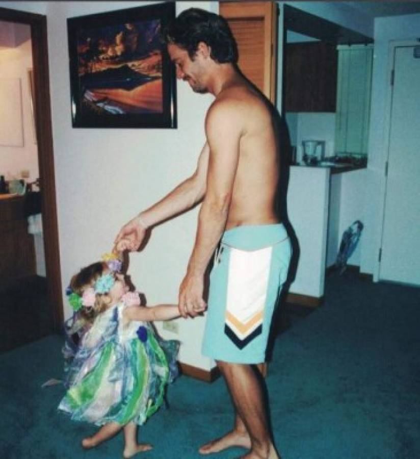 Con esta fotografía Meadow recordó el cumpleaños 44 de su padre. Foto: Instagram