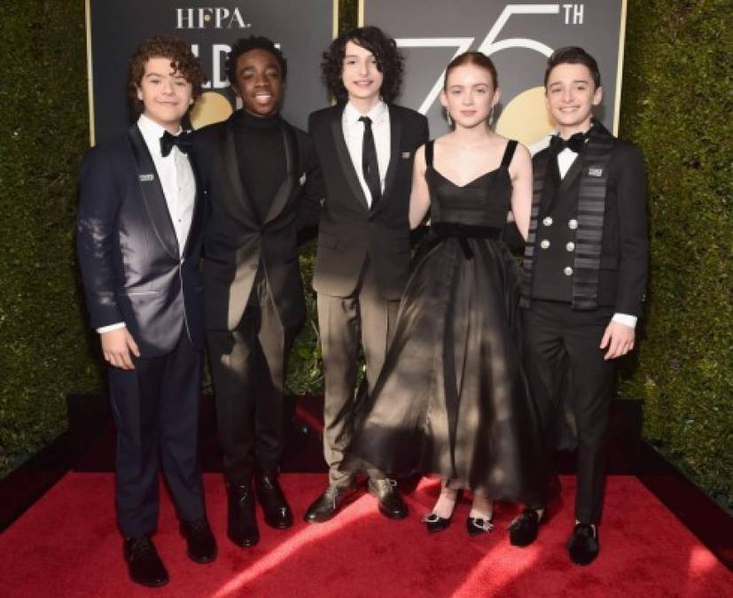 FOTOS: Así llegaron los protagonistas de Stranger Things a los Golden Globes