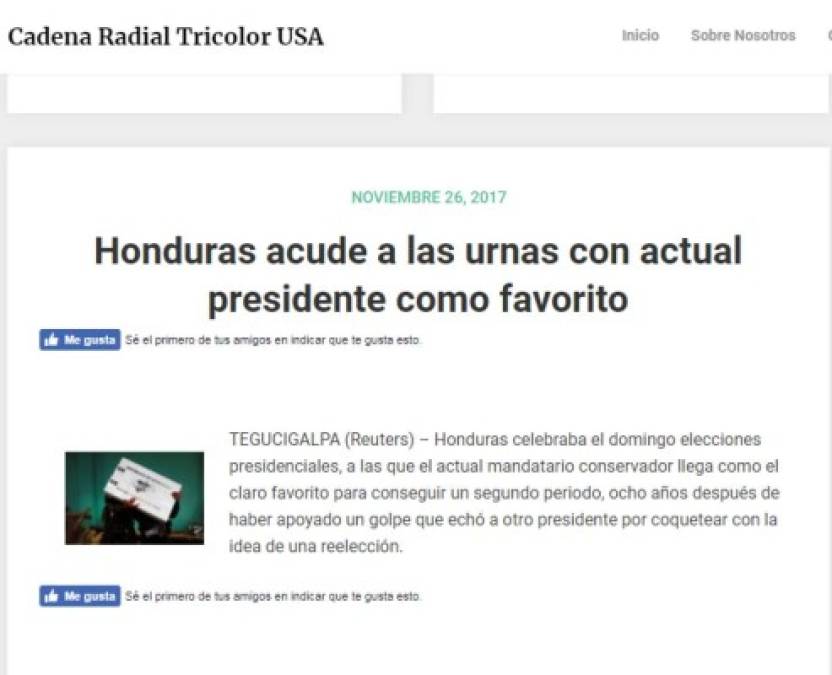 Esto dicen los medios internacionales sobre las elecciones de Honduras