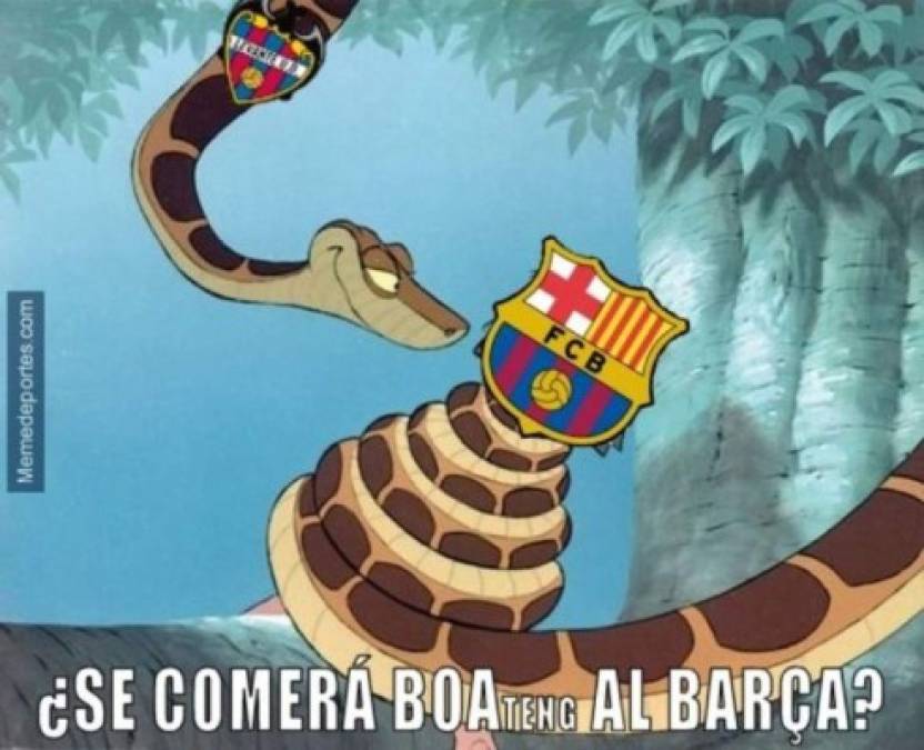 ¡Adiós invicto y hola memes! Barcelona vs Levante genera hilarantes imágenes