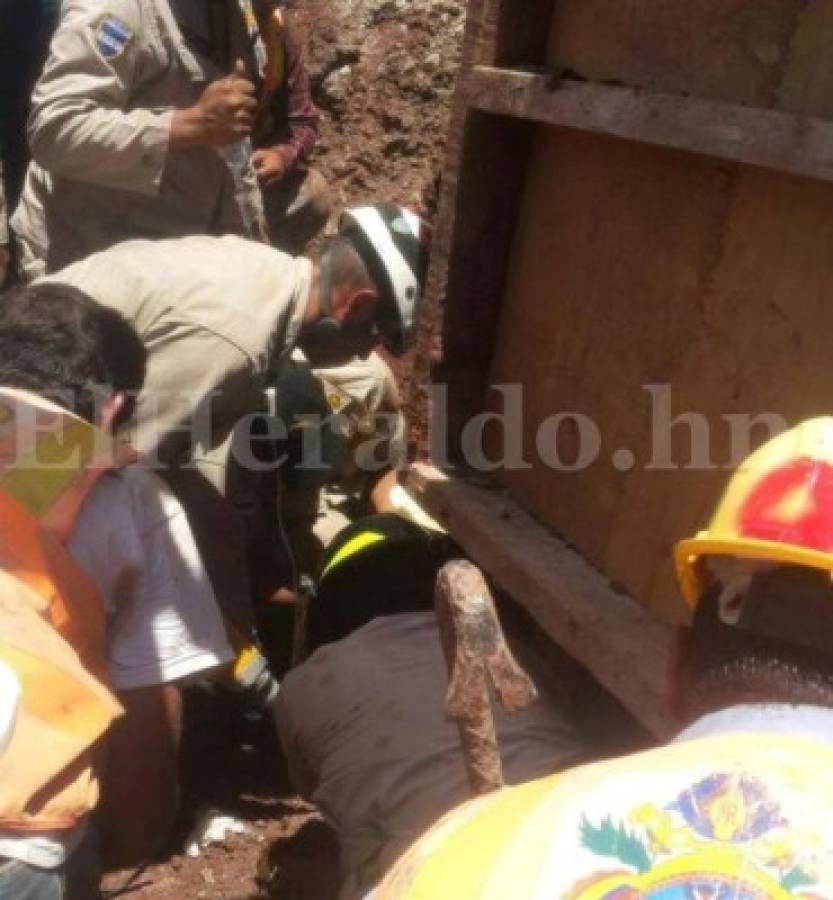 Muere obrero soterrado en el bulevar Kuwait de la capital de Honduras