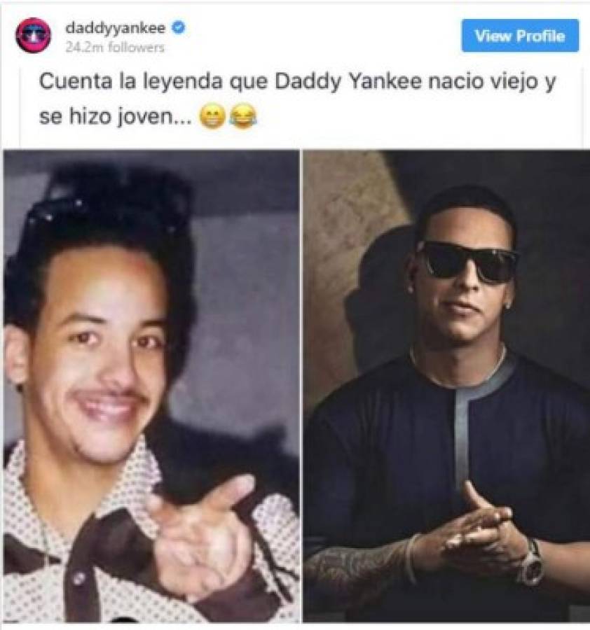 10 year challenge: Daddy Yankee bromea haber rejuvenecido con el paso de los años