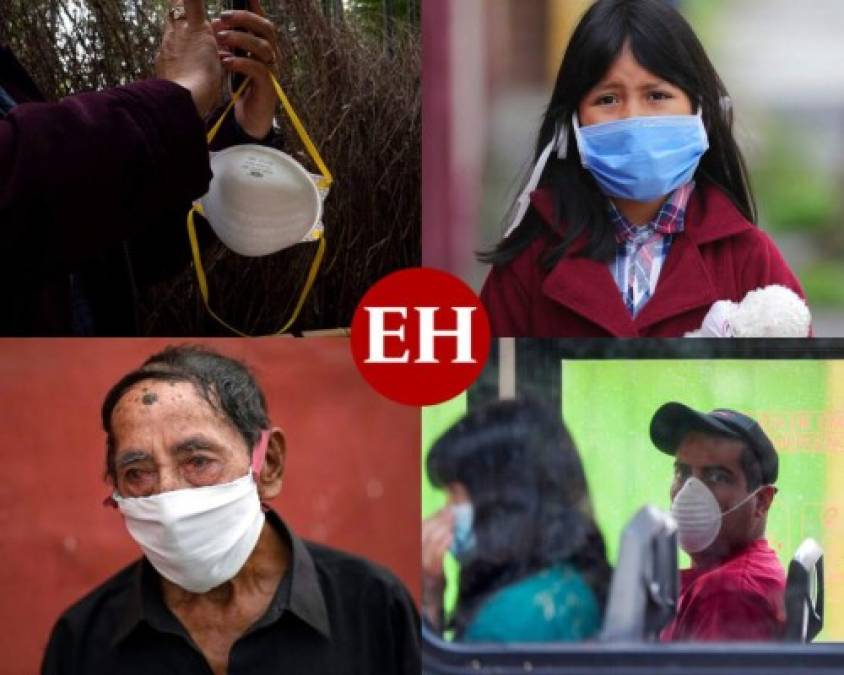 FOTOS: Crece recomendación para uso de mascarillas en Latinoamérica