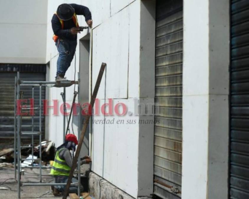 FOTOS: Así avanza la reconstrucción en los mercados de Comayagüela