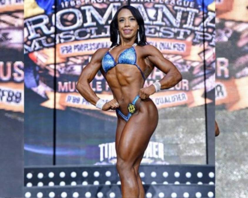 El impresionante cuerpo de Ivonne Ponce, la primera fisicoculturista profesional de Honduras