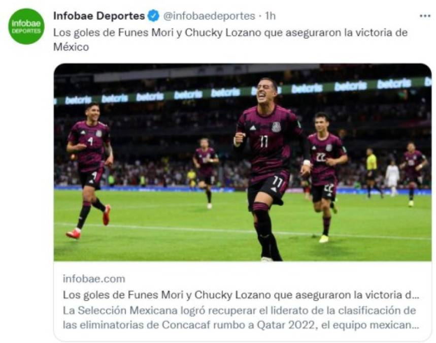 'La H es muda': Prensa azteca destaca goleada de México frente a Honduras