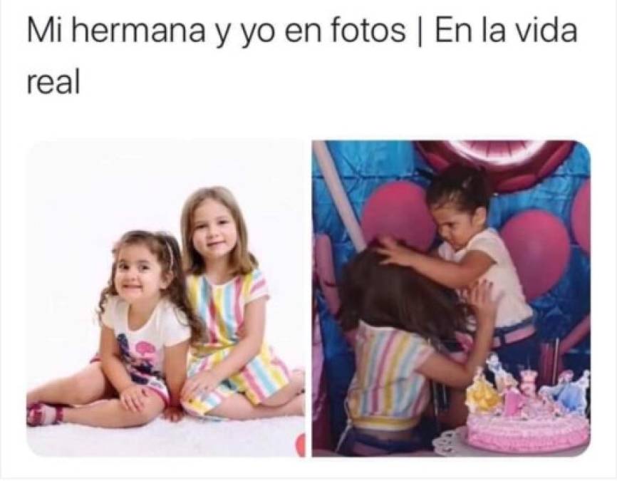 Los memes que dejó la pelea de unas hermanas por soplar las velas