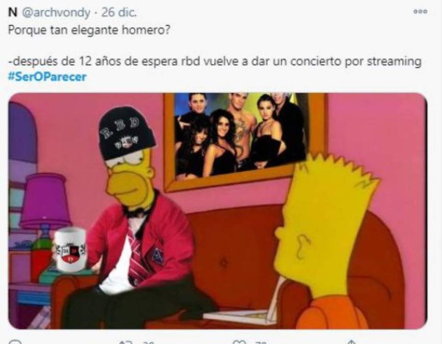 Los mejores memes que dejó el concierto 'Ser o parecer' de RBD