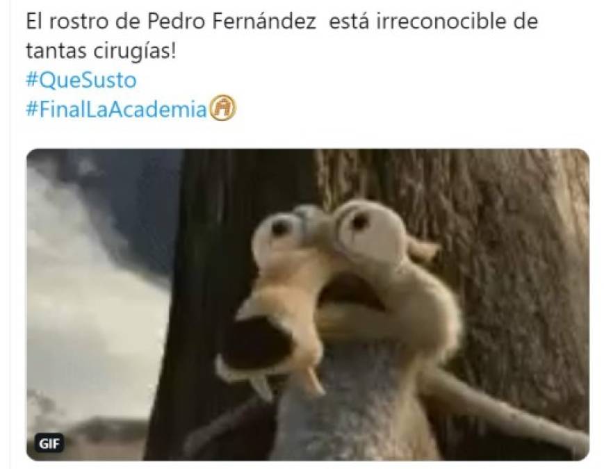 Pedro Fernández blanco de memes por su rostro y voz en La Academia