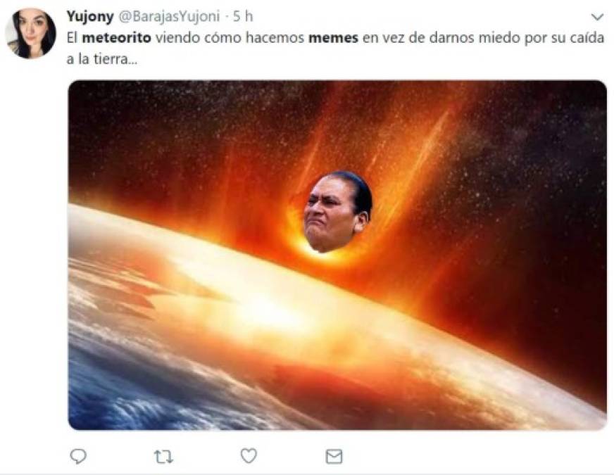 Los divertidos memes del meteorito y 'el fin del mundo' este 3 de octubre