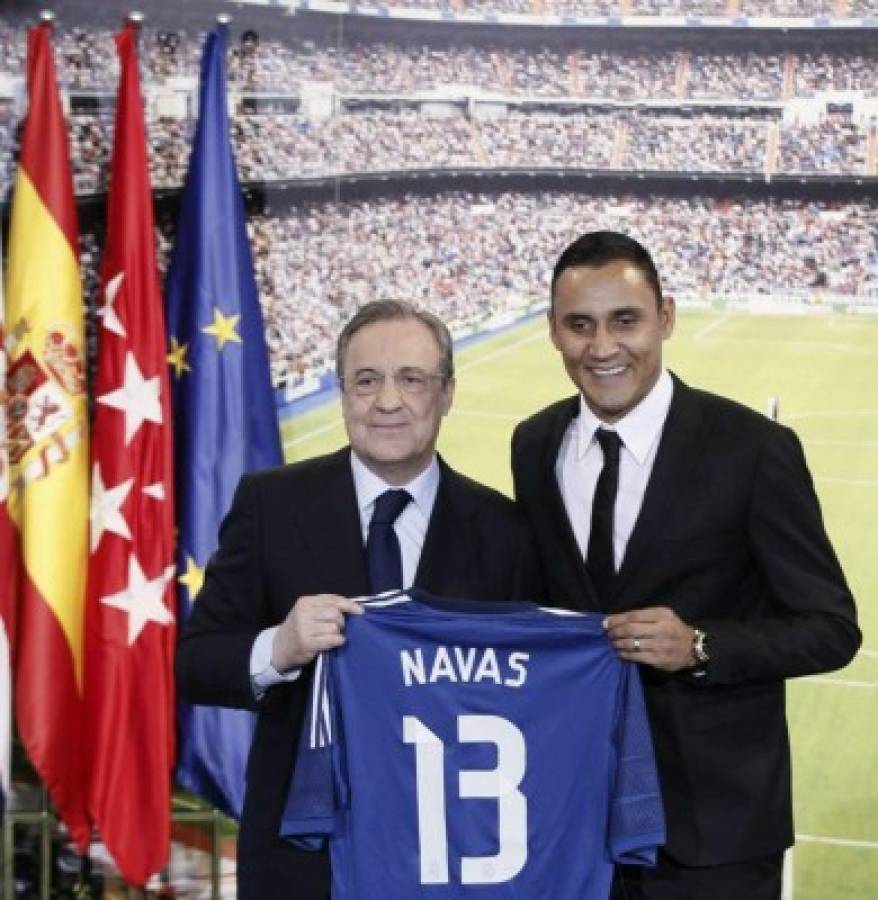 Florentino Pérez pidió perdón a Keylor Navas por no traspasarlo al United