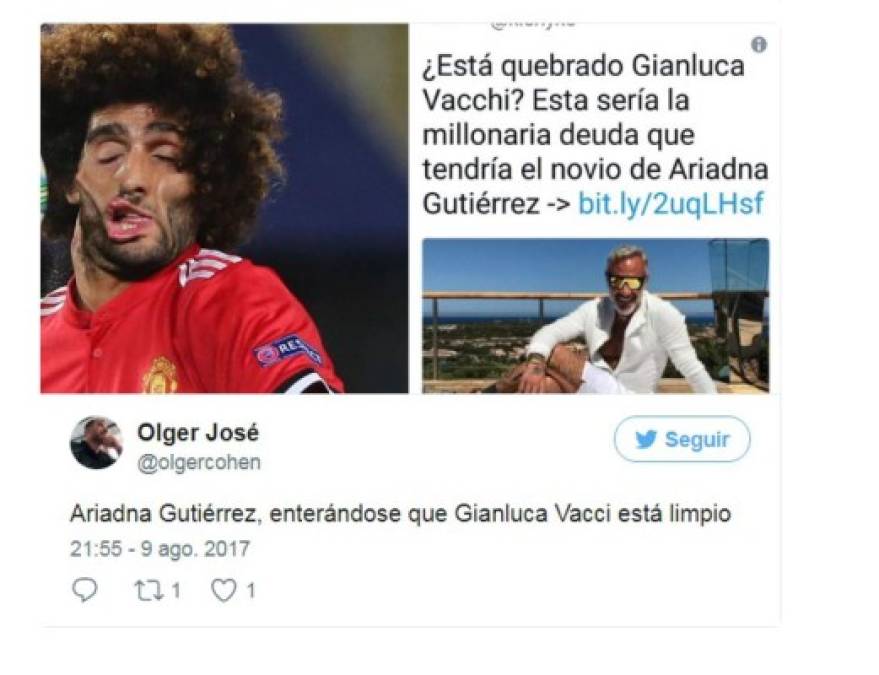 ¿Moroso? Le caen los memes al millonario Gianluca Vacchi y Ariadna Gutiérrez