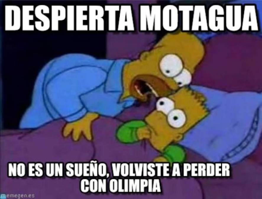 Los mejores memes que dejó el partido entre Olimpia y Motagua