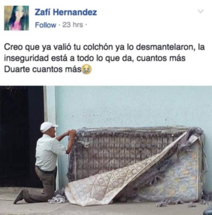 Joven pierde el colchón de su cama y se convierte en fenómeno viral en las redes sociales