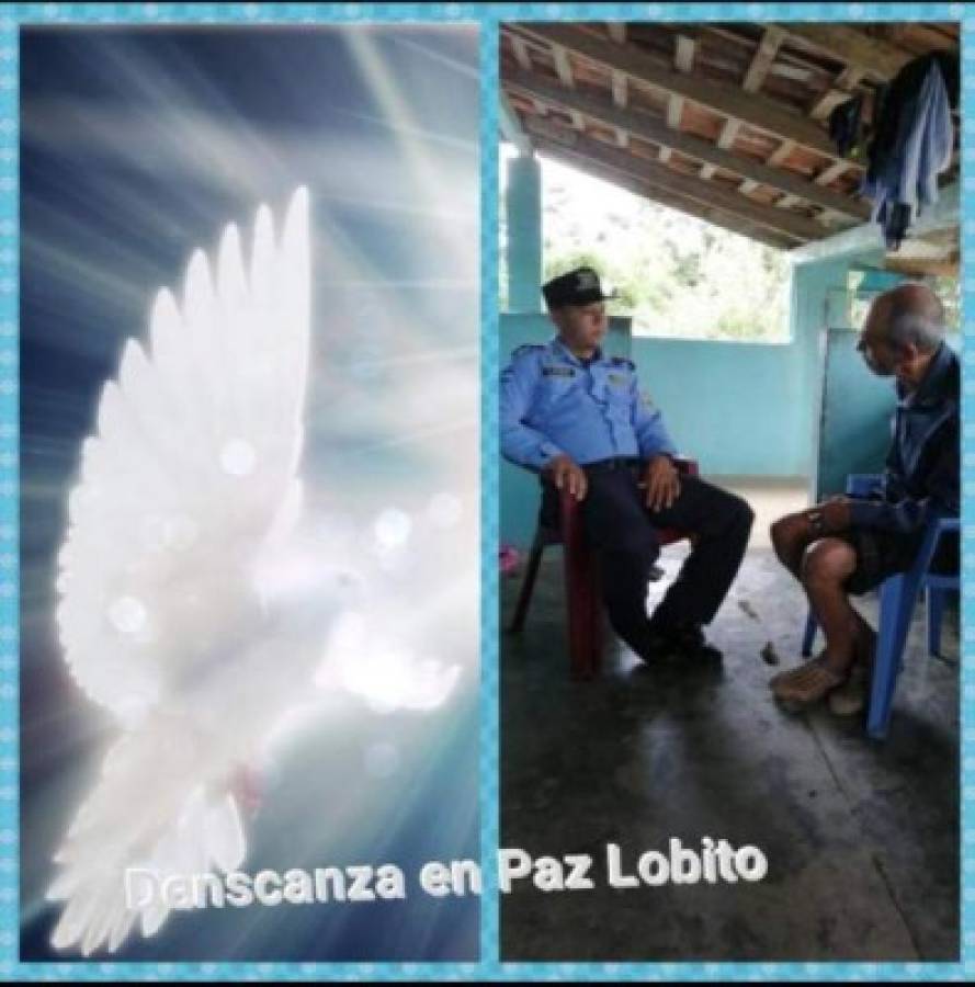 Foto en vida de Fabio Lobo, el policía que pereció en el percance vial.